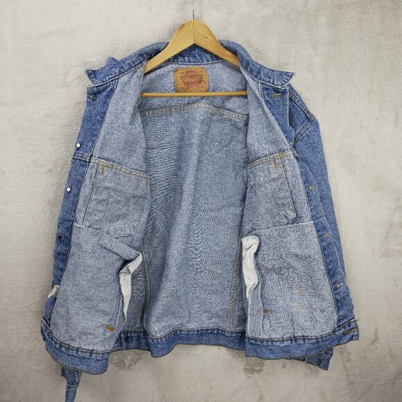 Vintage 90s Levi’s 70507 4890 Type 3 Denim Trucker Jacket Made In USA Size XL - Picture 6 of 14